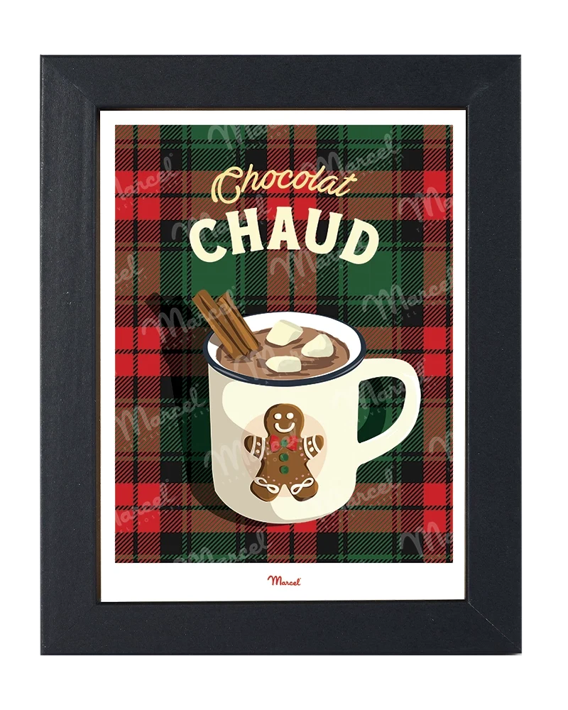 Carte Postale Travel Color "Chocolat chaud"