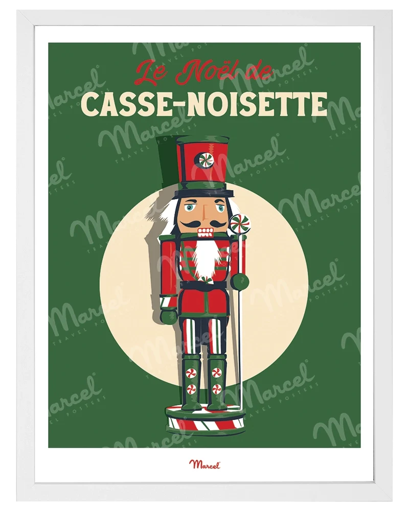 Affiche Travel Color Noël "Casse-Noisette"