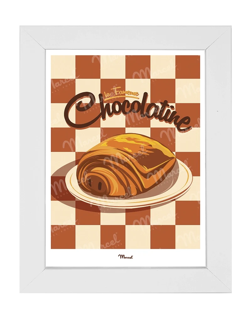 Carte postale Travel Color "La Chocolatine" 2
