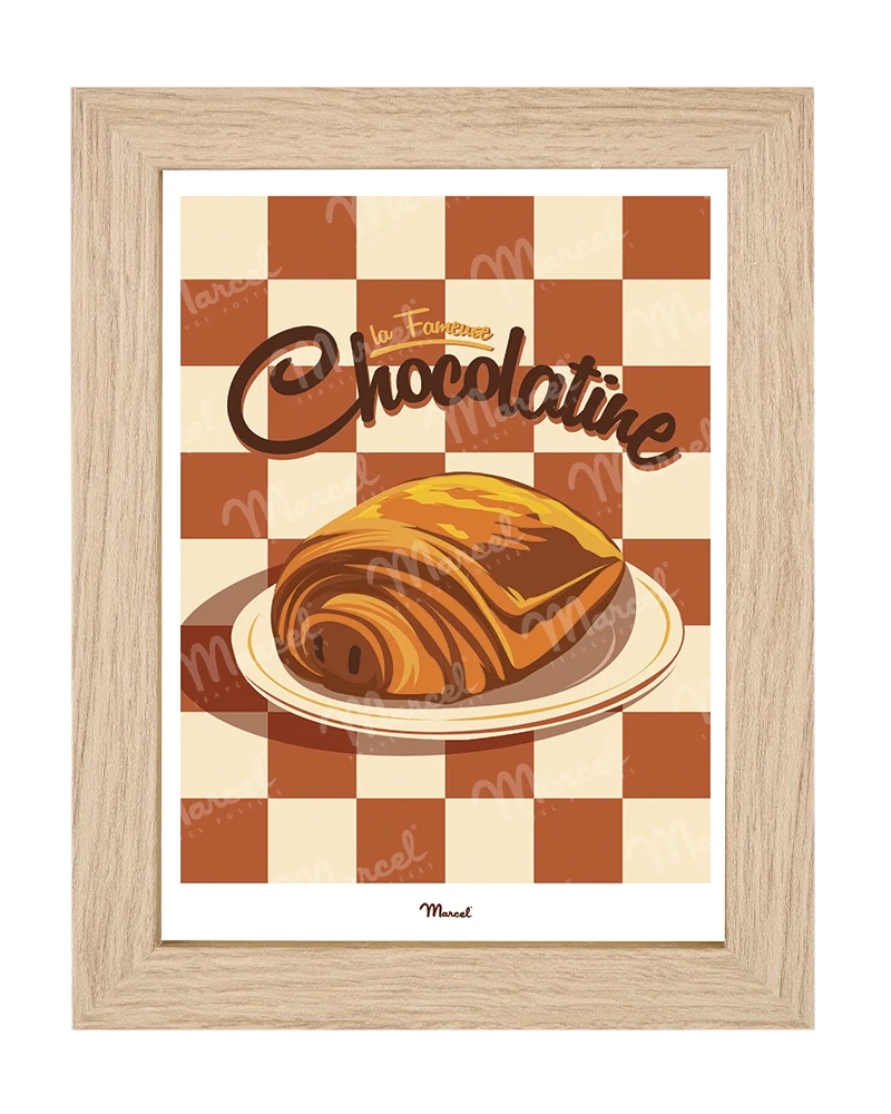 Carte postale Travel Color "La Chocolatine" 2