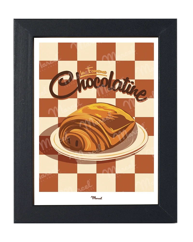 Carte postale Travel Color "La Chocolatine" 2