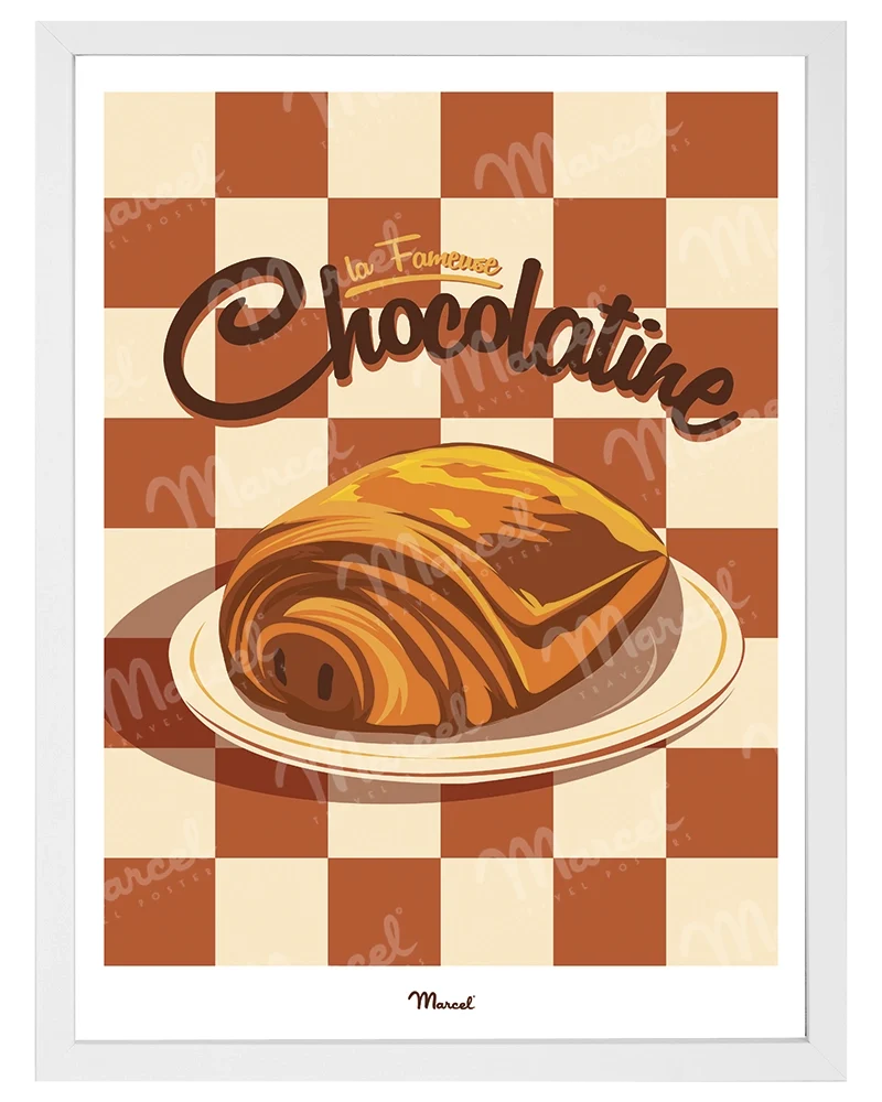 Affiche Travel Color "La Chocolatine" 2
