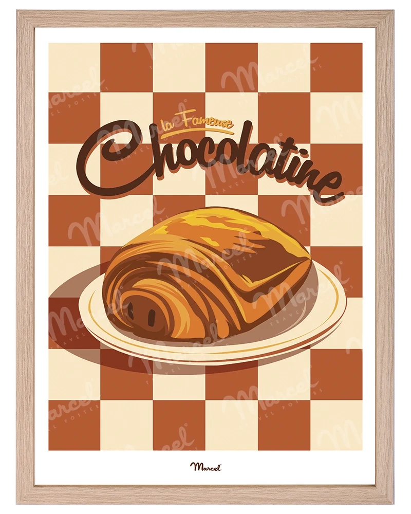 Affiche Travel Color "La Chocolatine" 2