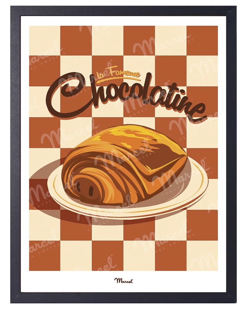 Affiche Travel Color "La Chocolatine" 2