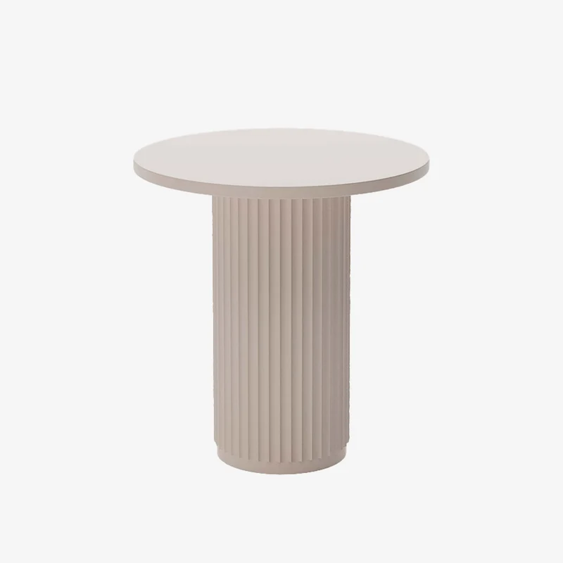 Table d'appoint ronde cannel e
