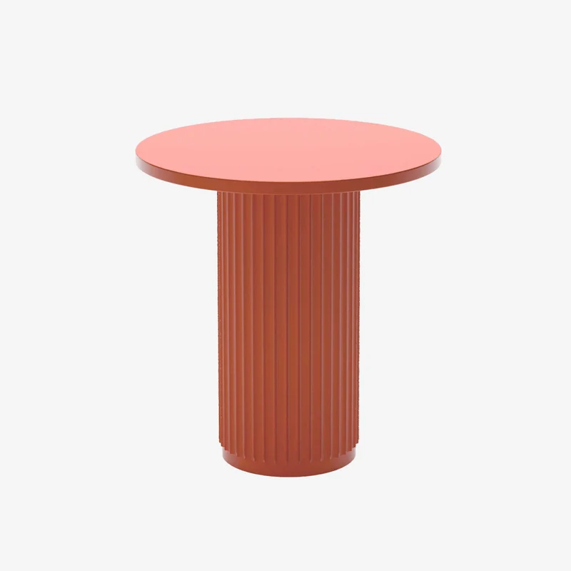 Table d'appoint ronde cannel e