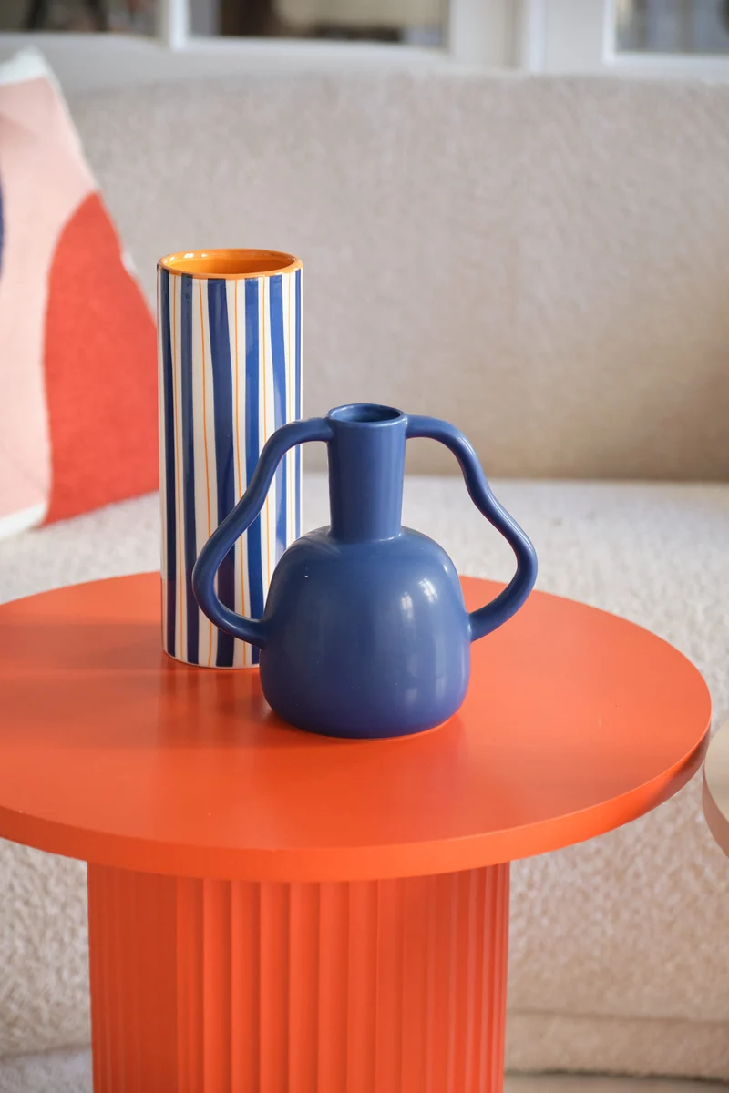 Table d'appoint ronde cannel e