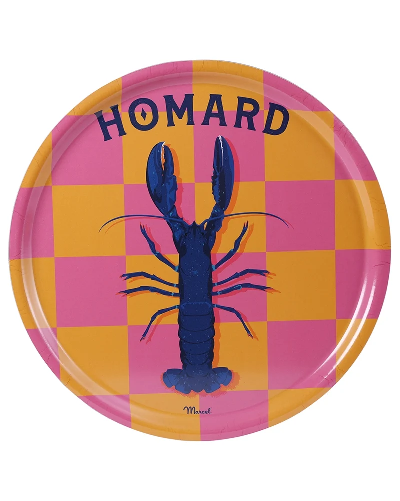 Plateau de Cuisine Rond TRAVEL COLOR "Homard"