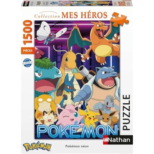Puzzle Pokémon - Collection Mes héros 1500pc