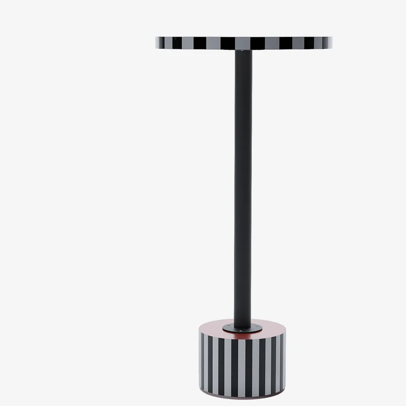 Table d’appoint ronde originale couleur rose
