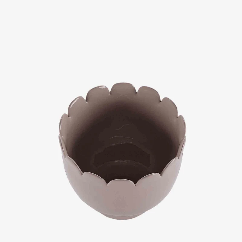 Petit vase forme tulipe en c ramique rose Marceau