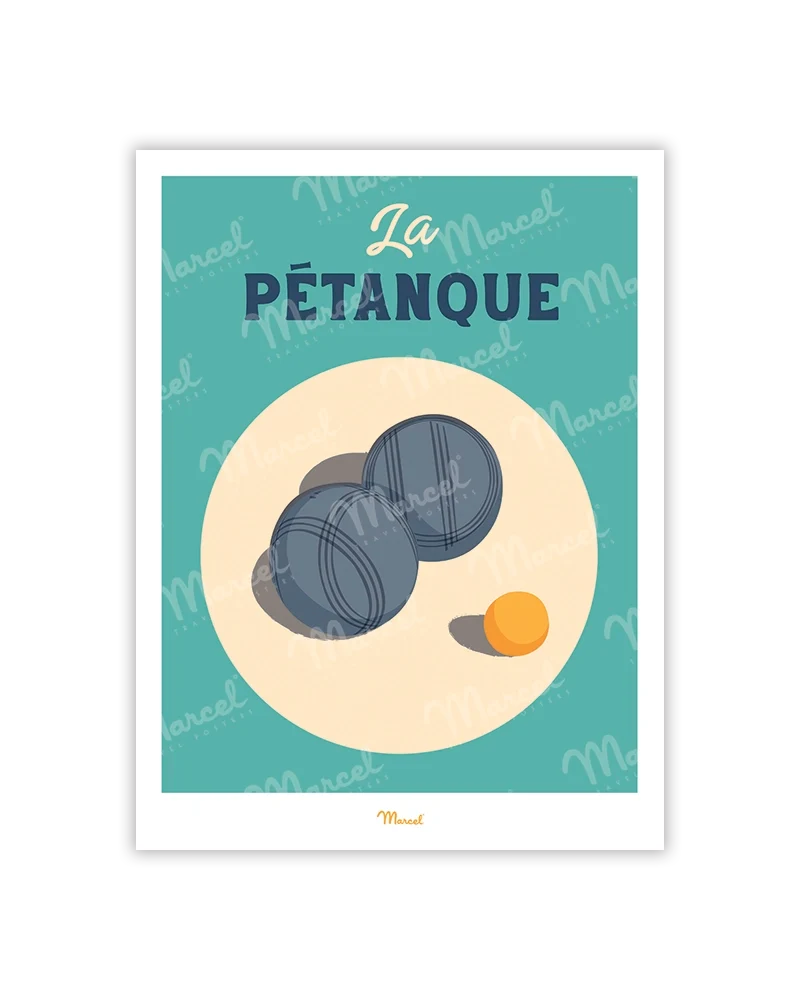 Carte postale Travel Color "La Pétanque"