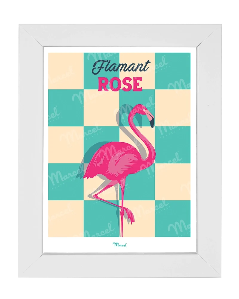 Carte postale Travel Color PROVENCE "Flamant Rose"