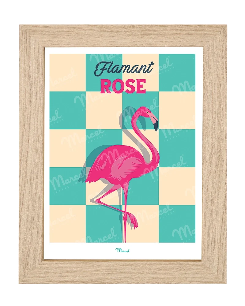 Carte postale Travel Color PROVENCE "Flamant Rose"