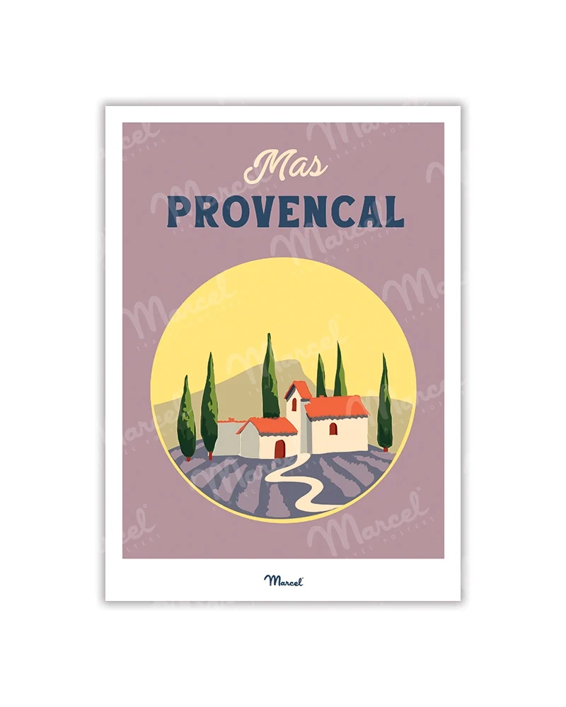 Carte postale Travel Color PROVENCE "Le Mas Maison Provençale"