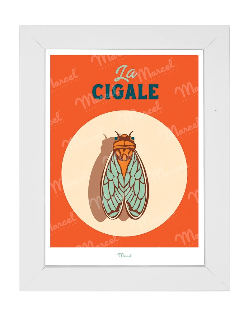 Carte postale Travel Color "La Cigale"