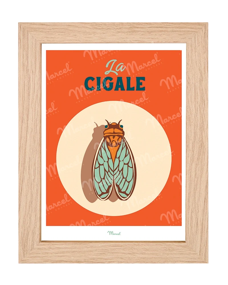 Carte postale Travel Color "La Cigale"