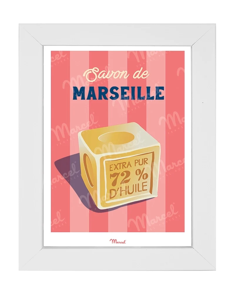 Carte postale Travel Color MARSEILLE "Savon de Marseille"