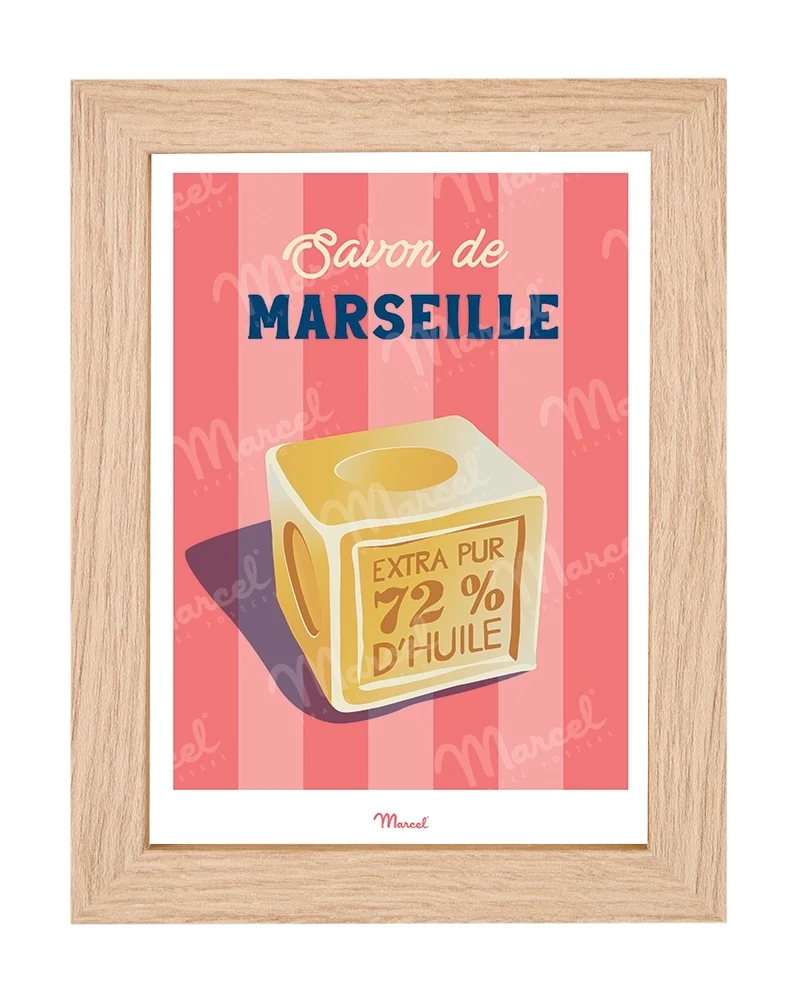 Carte postale Travel Color MARSEILLE "Savon de Marseille"