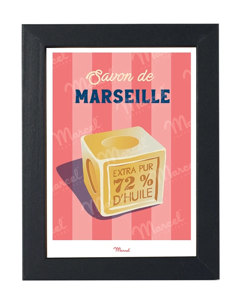 Carte postale Travel Color MARSEILLE "Savon de Marseille"