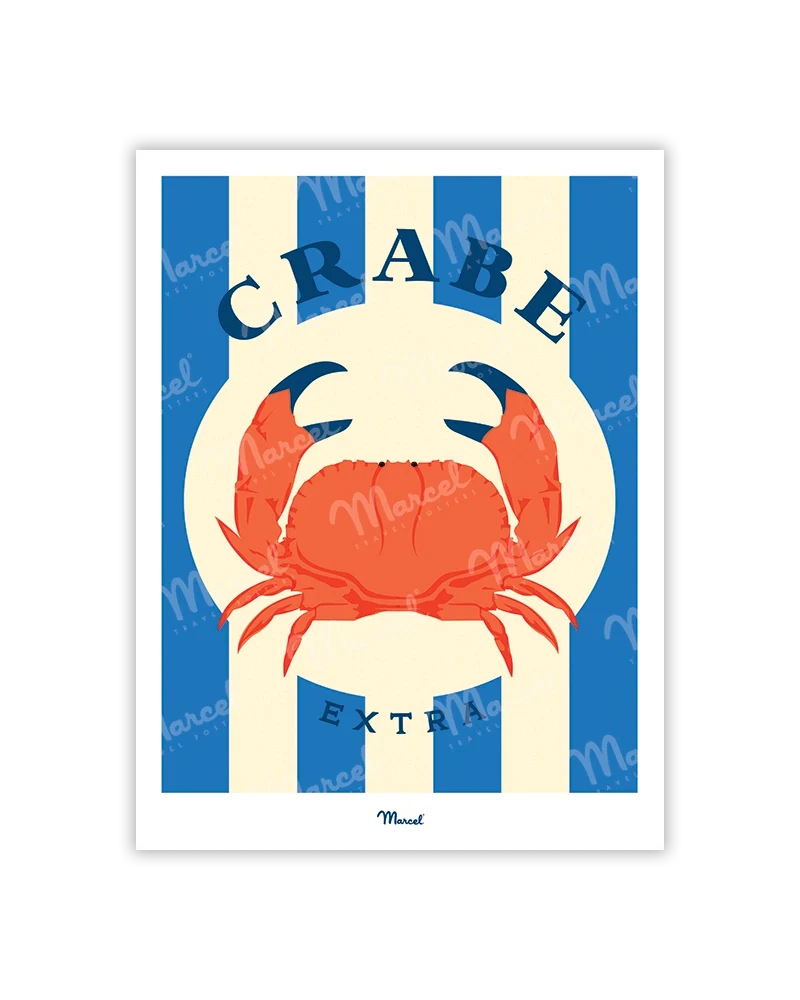 Carte postale Travel Color "Crabe"
