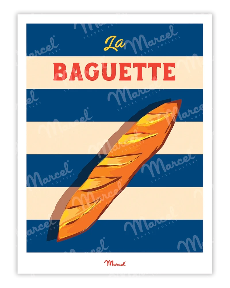 Affiche Travel Color "La Baguette"