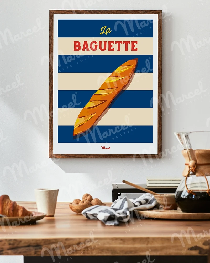 Affiche Travel Color "La Baguette"