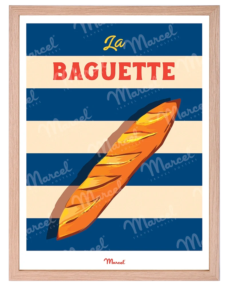 Affiche Travel Color "La Baguette"