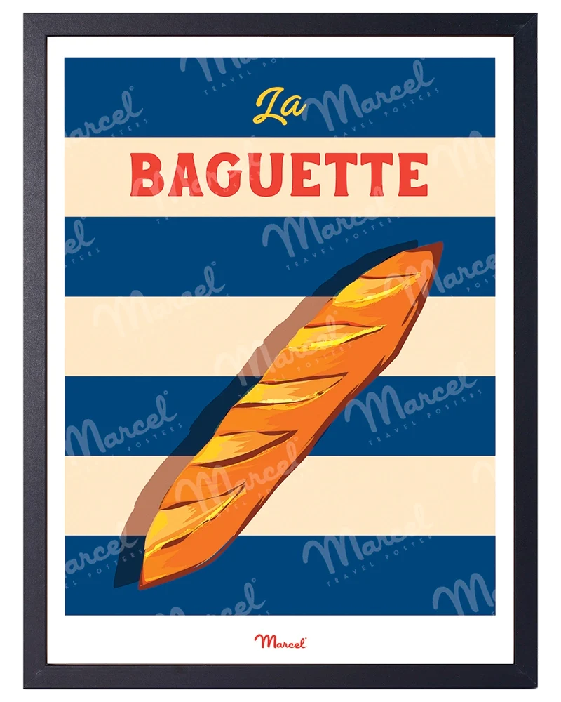 Affiche Travel Color "La Baguette"