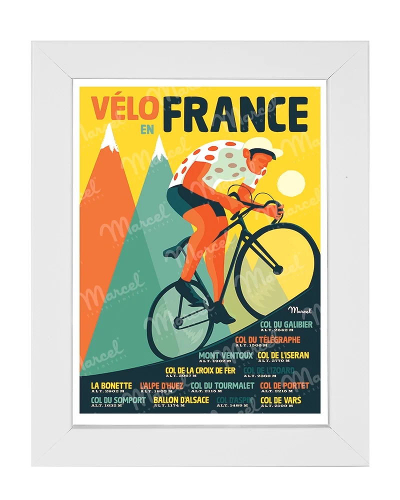 Carte Postale "Vélo en France"