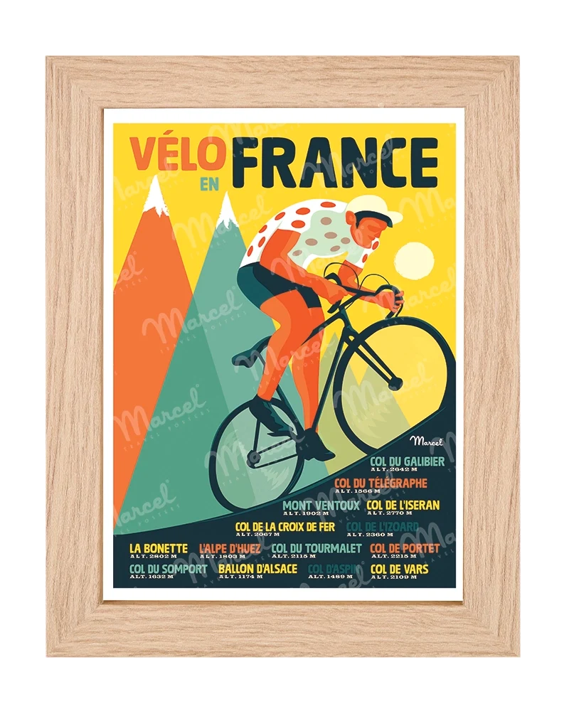 Carte Postale "Vélo en France"