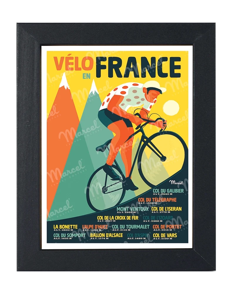 Carte Postale "Vélo en France"