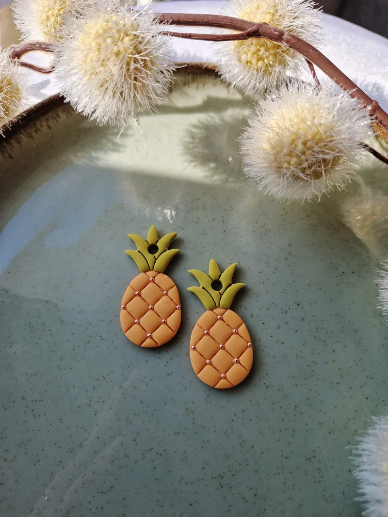 Pampilles "Ananas 🍍"(sans créoles).