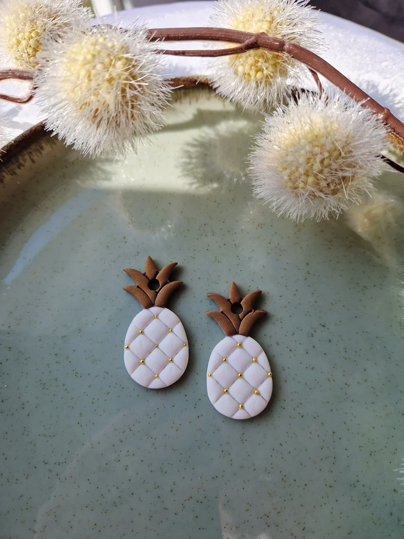 Pampilles "Ananas 🍍"(sans créoles).