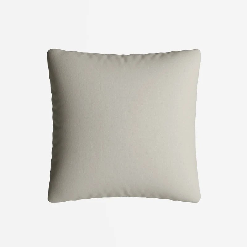 Coussin carré camel déhoussable 40x40cm