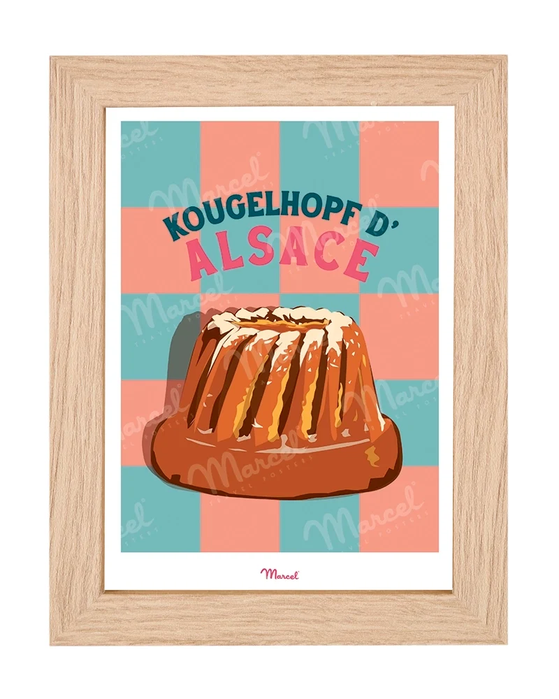 Carte postale Travel Color ALSACE "Kougelhopf d'Alsace"
