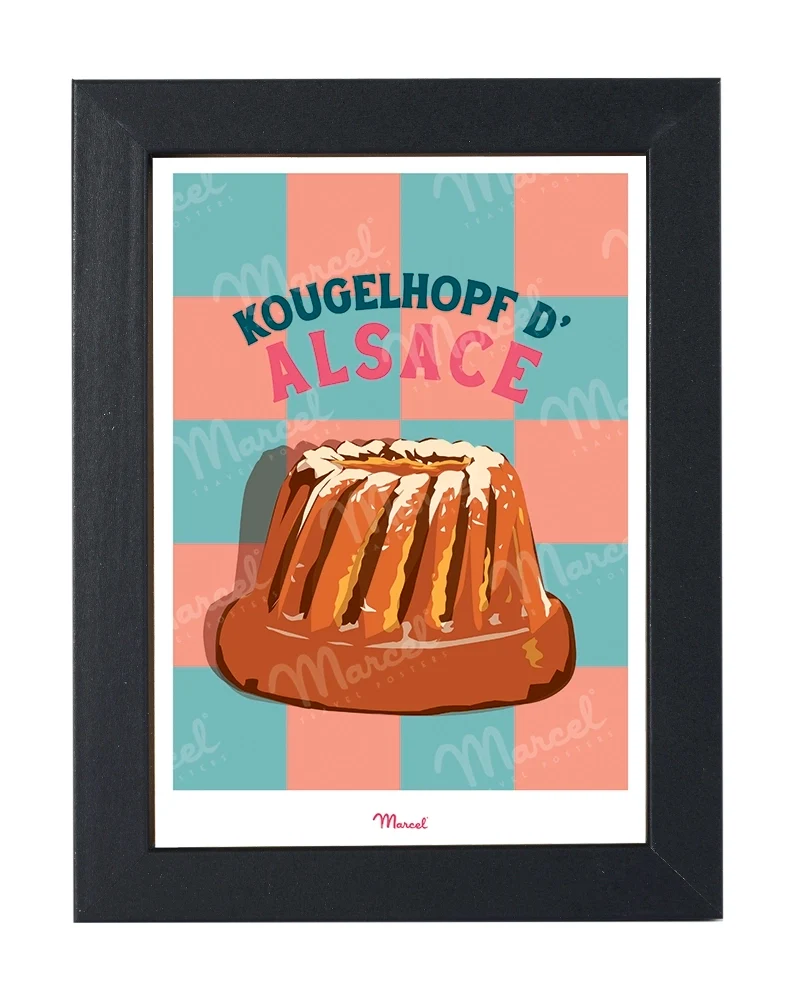 Carte postale Travel Color ALSACE "Kougelhopf d'Alsace"