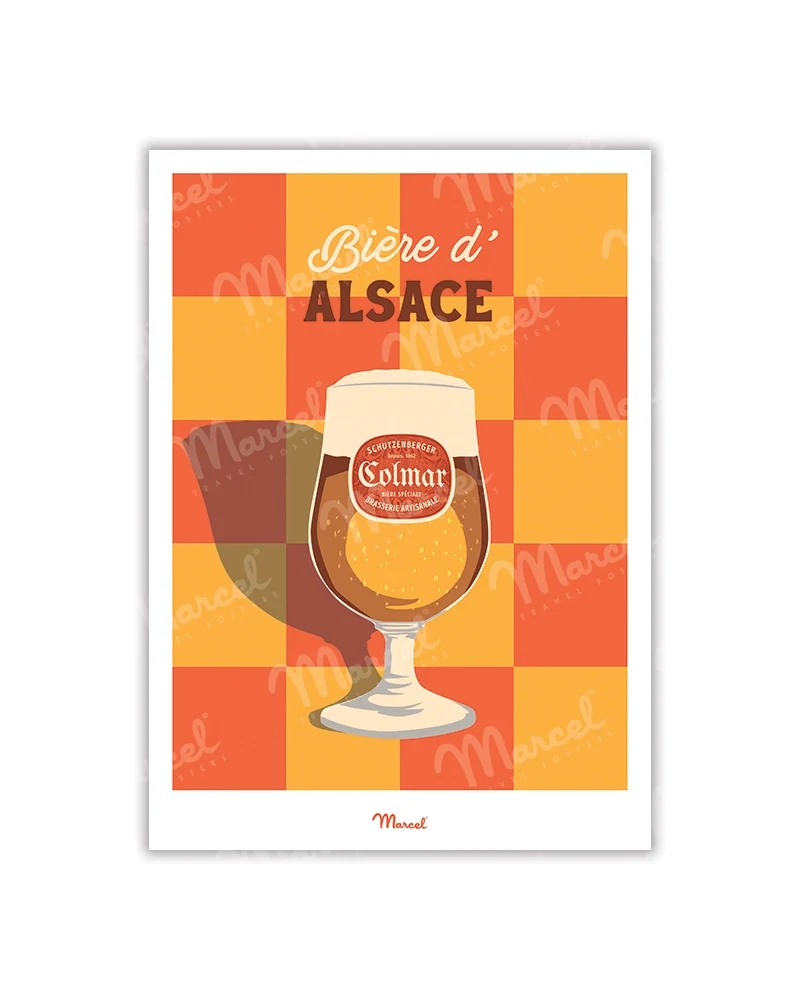 Carte postale Travel Color ALSACE "Bière d'Alsace"