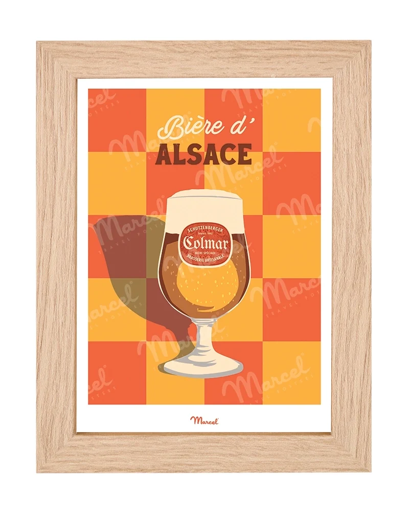 Carte postale Travel Color ALSACE "Bière d'Alsace"