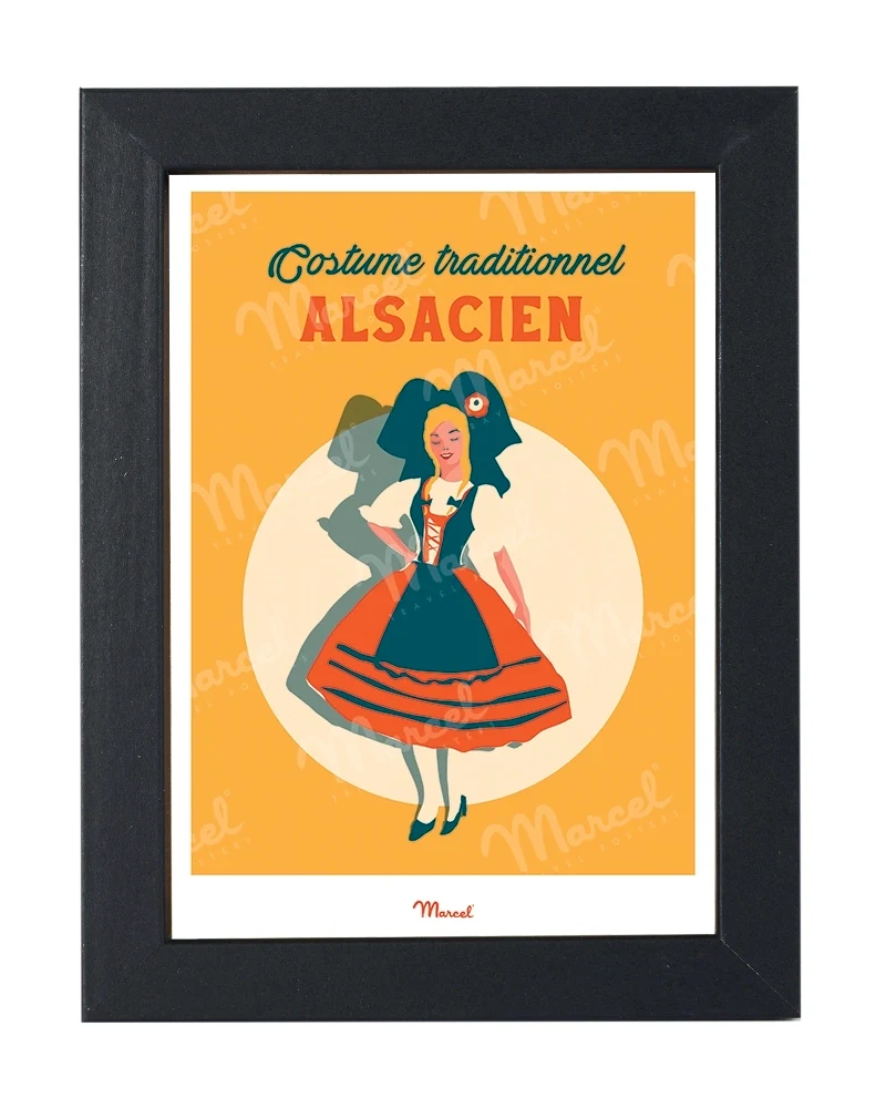 Carte postale Travel Color ALSACE "Costume traditionnel Alsacien"