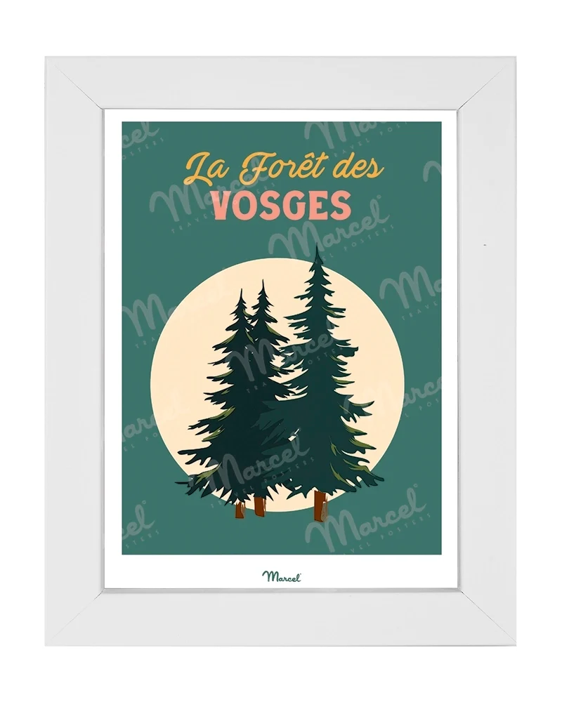Carte postale Travel Color "Forêt des Vosges"