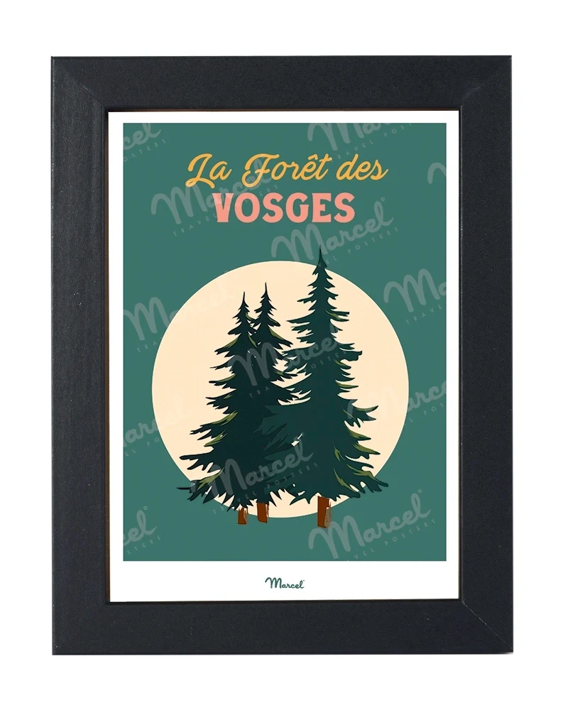 Carte postale Travel Color "Forêt des Vosges"