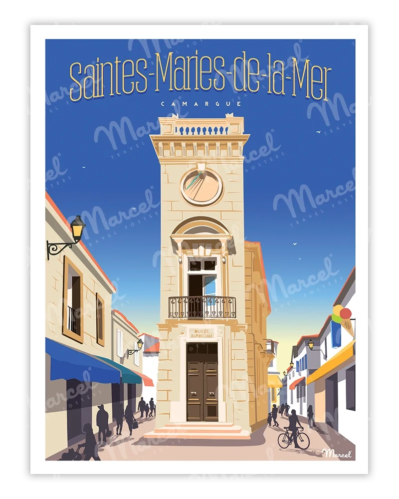 Affiche SAINTES-MARIES-DE-LA-MER "Le Musée"