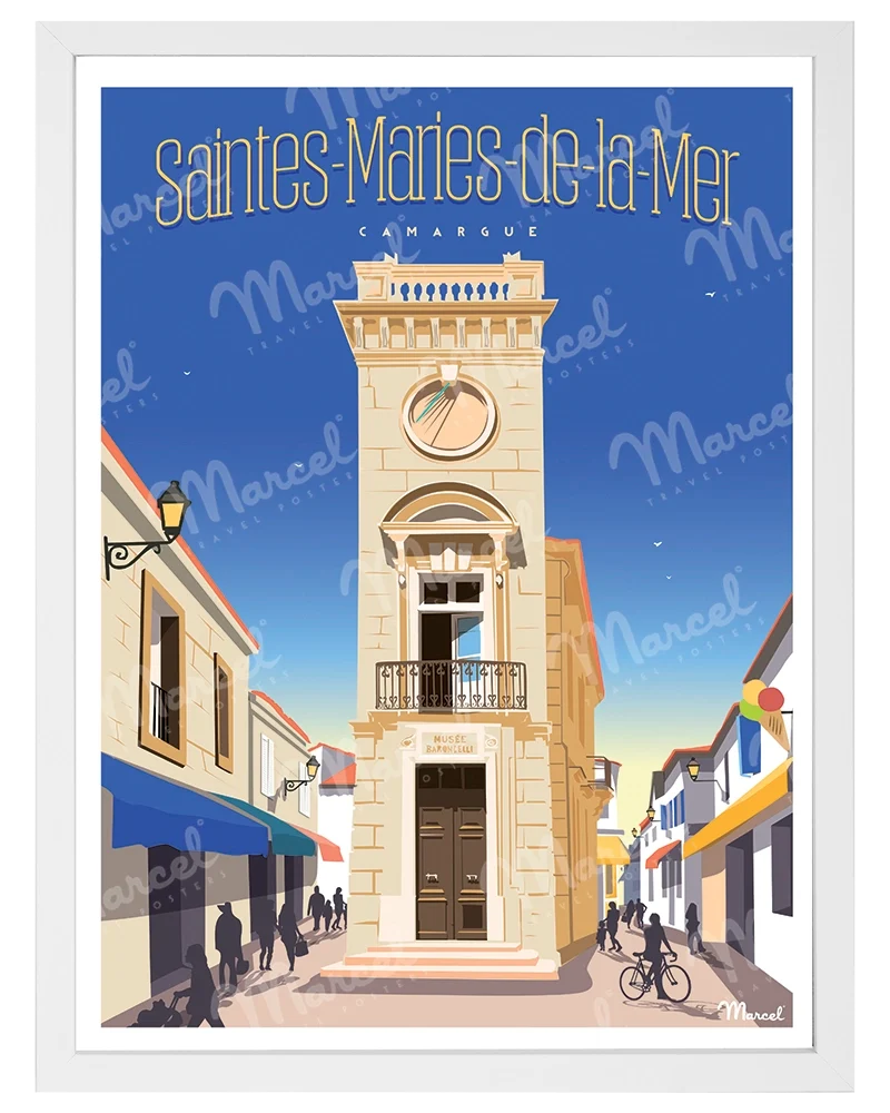 Affiche SAINTES-MARIES-DE-LA-MER "Le Musée"