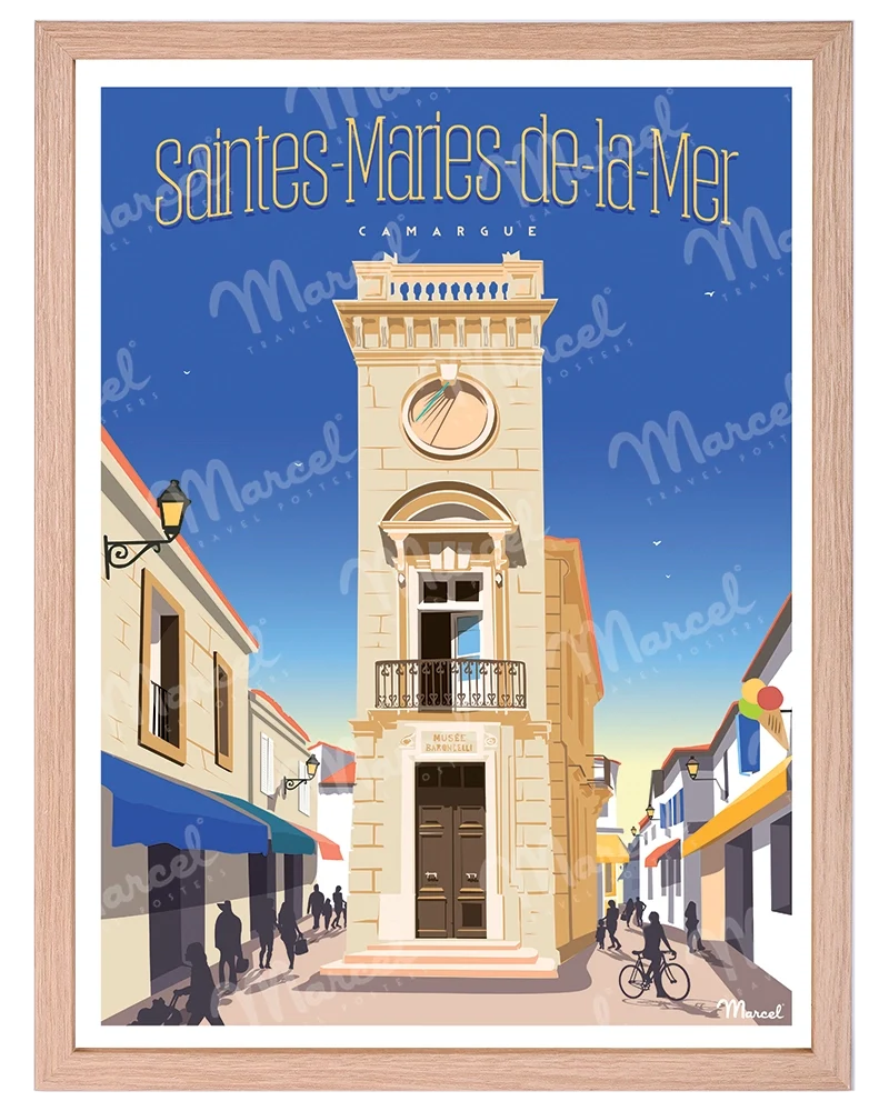 Affiche SAINTES-MARIES-DE-LA-MER "Le Musée"