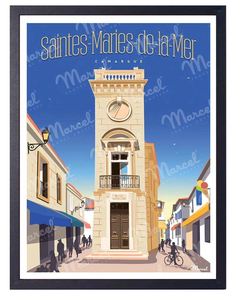 Affiche SAINTES-MARIES-DE-LA-MER "Le Musée"