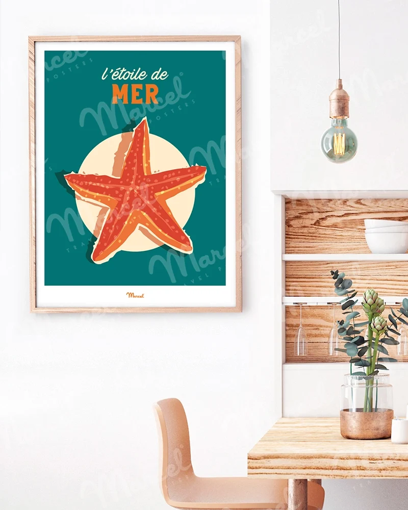 Affiche Travel Color "L'Etoile de Mer"