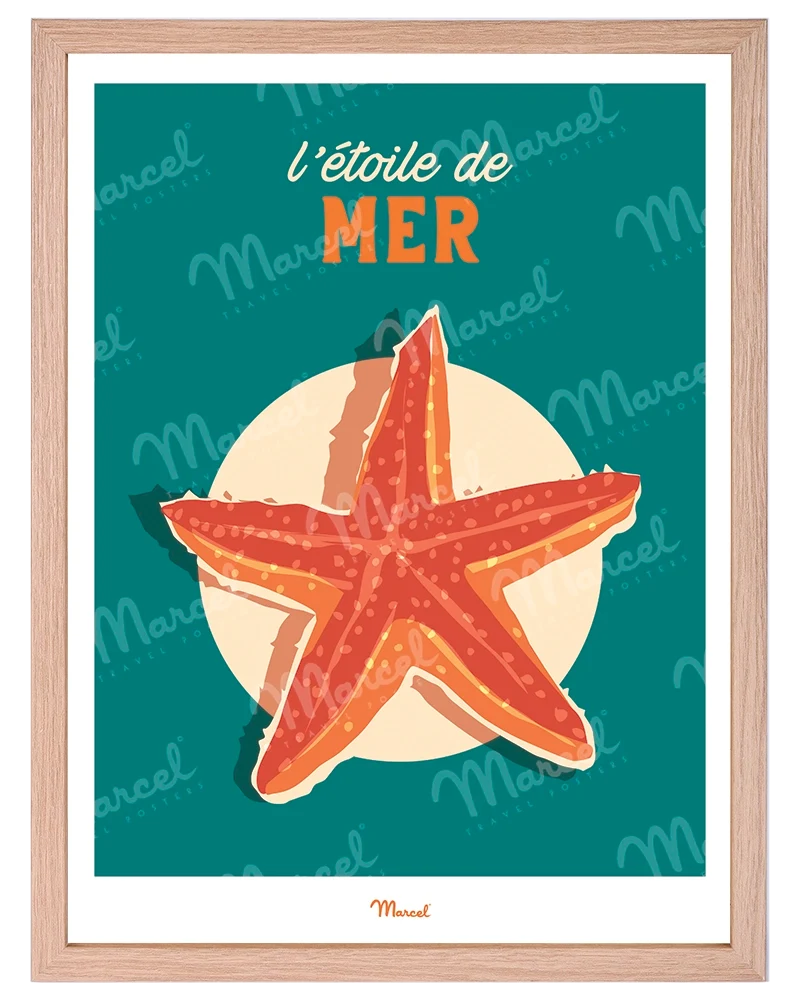 Affiche Travel Color "L'Etoile de Mer"