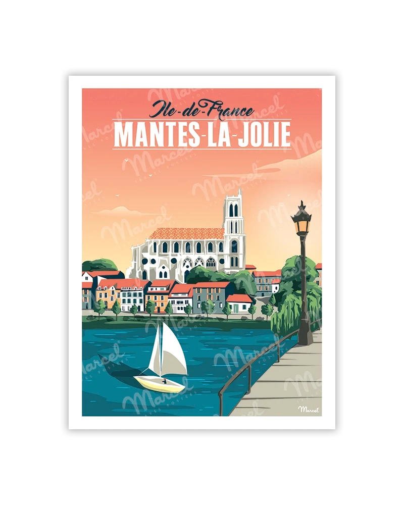 Carte Postale MANTES-LA-JOLIE