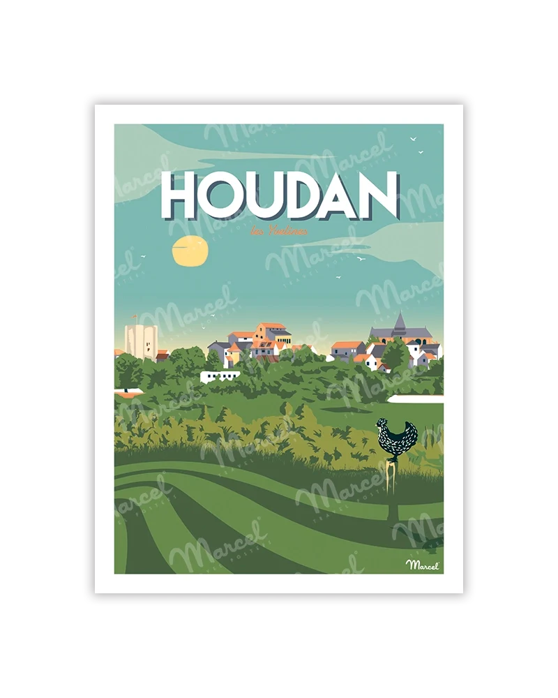 Carte Postale HOUDAN